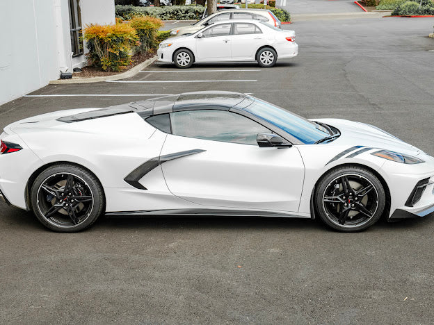 2020+ CHEVROLET CORVETTE C8 SIDE SKIRTS ROCKER PANELS GROUND EFFECTS